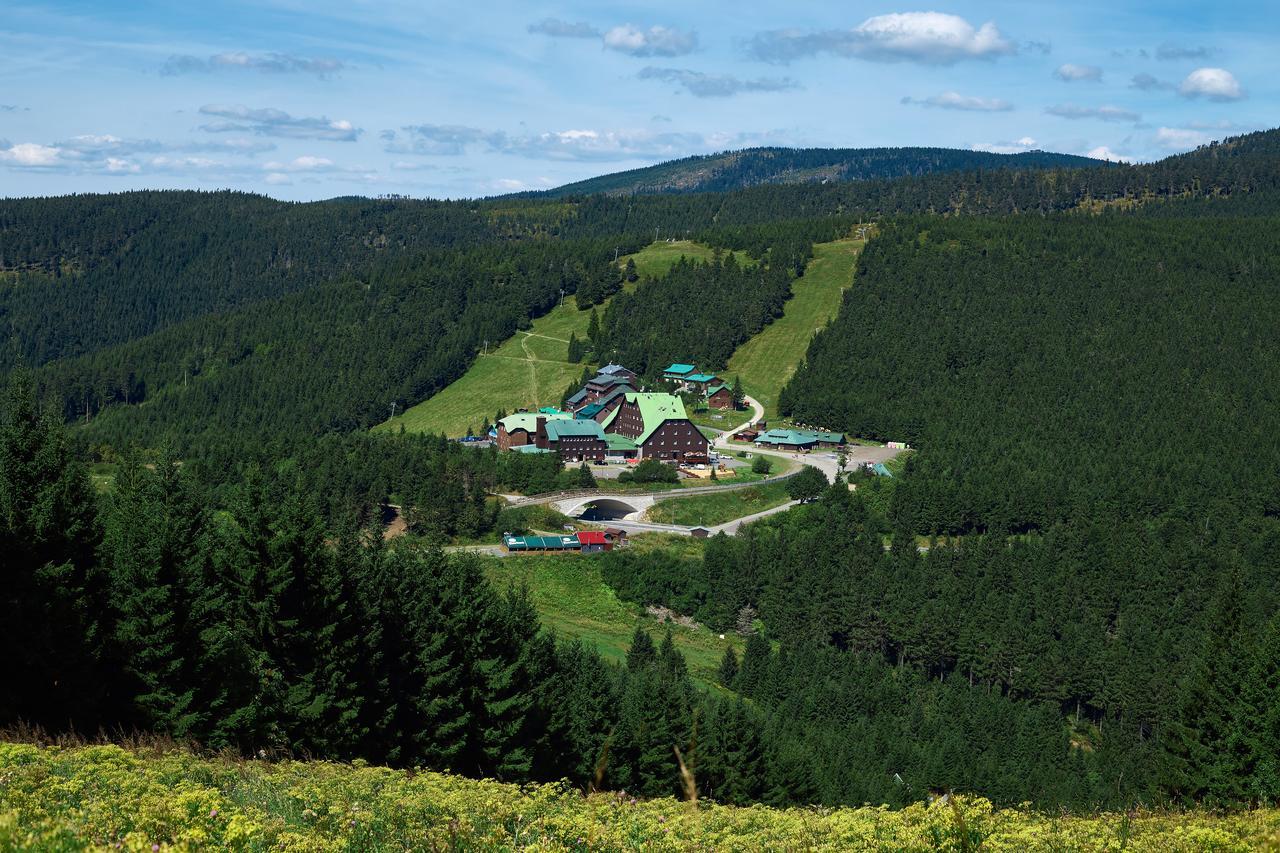 Hotel Cervenohorske Sedlo Loučná nad Desnou Exterior foto